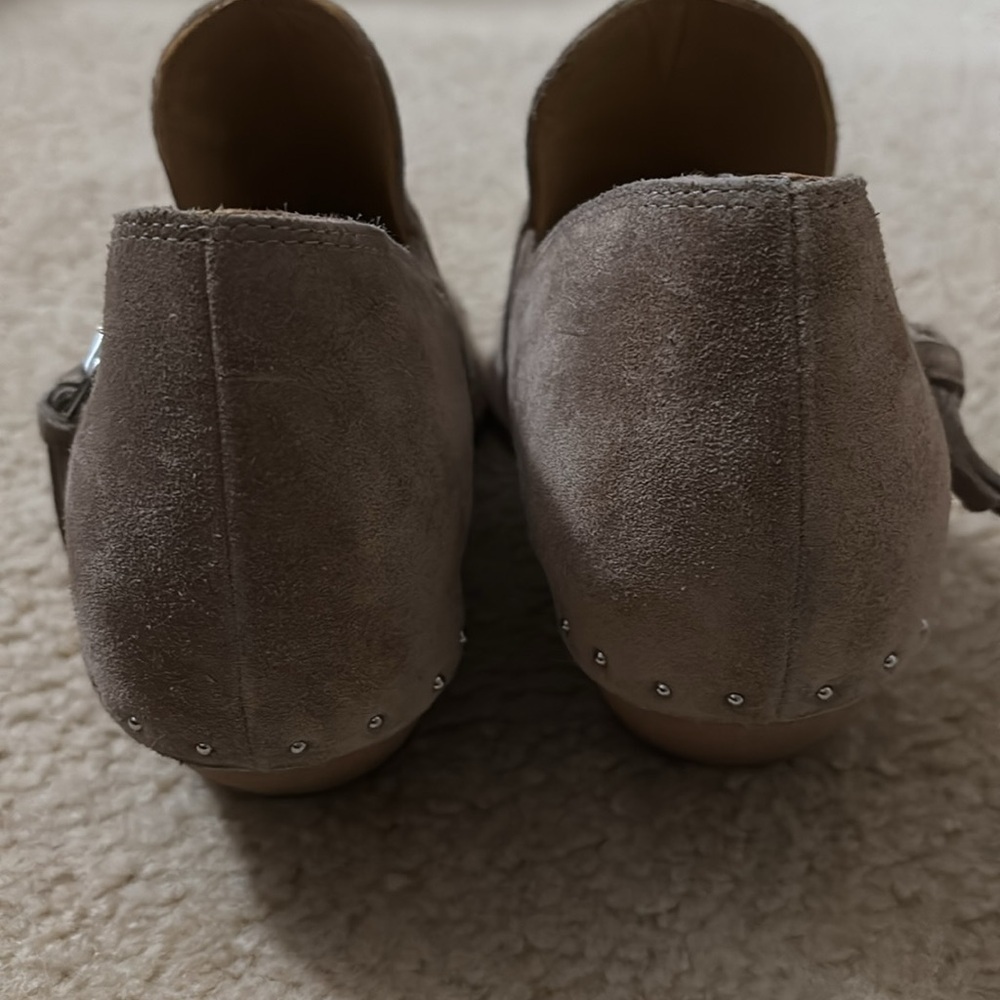 Sigerson Morrison Tan New Avola Haile Star Studded Pointed Toe Suede Bootie - Picture 3 of 5